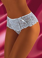 Panty with lace skirting